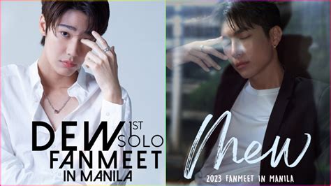 Thai stars Dew Jirawat, Mew Suppasit to hold fan meetings in .